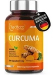 CURCUMA, 500 hochdosierte Kurkuma Kapseln, mit Piperin, sehr gute...