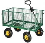 Springos&reg; Bollerwagen Handwagen Transportwagen herausnehmbare Plane bis 400 kg