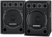 McGrey Paar DJ-1522 DJ PA Lautsprecher Box 38cm (15&ldquo;) Subwoofer 1600W (Passiv,