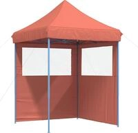 vidaXL Partyzelt 200 x 200 x 306 cm Terrakotta Oxford-Stoff