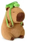 Pl&uuml;schtier Capybara mit Schildkr&ouml;te 45cm