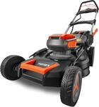 FUXTEC 40V Akku Rasenm&auml;her FX-E2RM51 - 51 cm Schnittbreite - Hinterradantrieb -