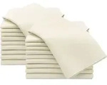 20er Set Reinigungst&uuml;cher Baumwolle, 40x40 cm, naturbelassen - Naturbelassen