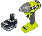 RYOBI RID18BL-0 Akku Schlagschrauber 18 V 300 Nm 1/4" Brushless + 1x Akku 5,0...