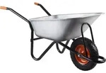 FUXTEC Schubkarre | Gartenkarre mit 90L Fassungsverm&ouml;gen | Metallschubkarre aus