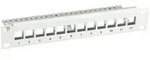 EFB 10" Verteilerfeld 12x Keystone, grau