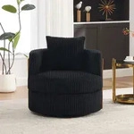 okwish Einzel Sofa mit 360&deg;-Drehfunktion, Sofastuhl mit...