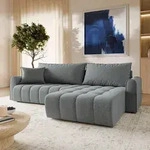 Masseno Ecksofa FRIGA mit Schlaffunktion L-Form, Sofa mit Bettkasten,...