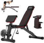 JOROTO Verstellbare Hantelbank, Klappbar Trainingsbank, 453KG Last Krafttraining