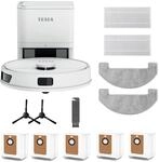 TESLA RoboStar iQ660 Plus - 3-in-1 Laser-Laser-Staubsaugerroboter - Wei&szlig;