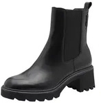 Tamaris Damen Elegante Stiefelette Chelsea 1-25453-47 Schwarz - Schwarz - 36