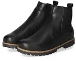 Andrea Conti Damen Chelsea Boots Schwarz Glattleder Gr&ouml;&szlig;e: 37 - Schwarz - 37