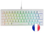 Mars Gaming MKMINIPRO, 60%, Kabelgebunden, USB, Mechanischer Switch, RGB-LED, Wei&szlig; -