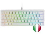Mars Gaming MKMINIPRO, 60%, Kabelgebunden, USB, Mechanischer Switch, RGB-LED, Wei&szlig; -