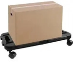 vidaXL Transportroller 3 Stk. Schwarz Polypropylen 200 kg