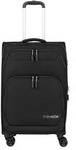 Travelite Kick Off - 4-Rollen-Trolley M 67 cm erw. (black) - Schwarz