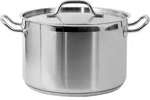 Mittlerer Kochtopf mit Deckel 11,1 l, Edelstahl 28x18 cm