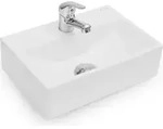 VILSTEIN Waschbecken klein I H&auml;nge- oder Aufsatzwaschbecken I 36,5cm x 25cm x...