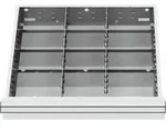 STIER Schubladeneinteilung Metalleinteilung BLH 200-300 mm Innenma&szlig; 500x450 mm...