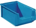 Sichtlagerkasten L350/300xB210xH140mm PE blau TECWERK - Blau
