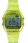 Adidas Uni Uhr DIGITAL TWO CRYSTAL Silikon gr&uuml;n AOST25538