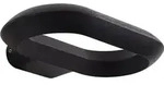 Lucande LED-Au&szlig;enwandleuchte LOOP, schwarz, IP44, Metall - Schwarz