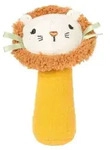 Babyspielzeug kleine Rassel & Stoffgreifling &bdquo;Little Lion&ldquo; - Gelb