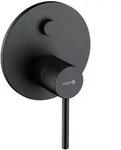 Kludi Bozz UP-Wannen-/Brause-EHM Push-Set m. Funktionseinheit, mattschwarz, 1 Stk. -
