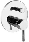PaulGurkes Design Unterputz Duscharmatur Wannenarmatur mit Umsteller rund