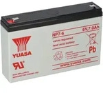 Yuasa NP7-6 AGM-Bleiakku 6V 7Ah &ndash; Faston F1 4,8 mm