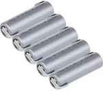 5x XCell Akku Mignon AA 2200 mAh 1,2V NiMh mit Z L&ouml;tfahne Flattop Hochstrom