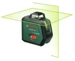 Kreuzlinien-Laser PLL360-15G, 1 x Akku BA 3.6V 2.0Ah