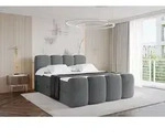 ALTDECOR Boxspringbett mit Fu&szlig;teil - H3 Matratze und Topper - NINA-Z - 120x200 -