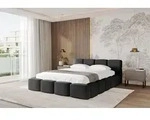 ALTDECOR Polsterbett mit Bettkasten - NATA-v1 - 180x200 - Schwarz - Bett ohne
