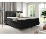Home Collective Boxspringbett mit Stauraum & Topper | Bonell-Federkern | 200x200 cm