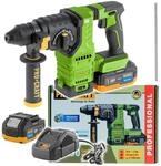 Procraft PHA30-1B Akku Bohrhammer 20 V 2,8 J SDS plus Brushless + 1x Akku 4,0...