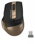 A4Tech Fstyler FG35, rechts, Optisch, RF Wireless, 2000 DPI, Schwarz, Bronze -