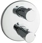 PaulGurkes Unterputz Thermostat Armatur Brausebatterie rund Duscharmatur