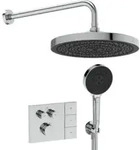Ideal Standard BE126AA Armaturen-Paket 06 Ceratherm Navigo - Silber