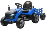 AIYAPLAY Elektrischer Kinder Traktor 3-Gang mit Anh&auml;nger, 2 Motor, f&uuml;r 3-8...