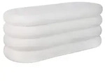 Relaxdays Sitzbank, Stauraum, Teddystoff, gepolstert, Flur, Schlafzimmer,...