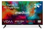 MEDION 59,8 cm (24 Zoll) HD Fernseher (VIDAA, Smart TV, Prime Video, PVR, HD...