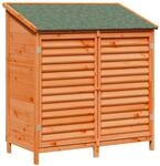 vidaXL Gartenschuppen Braun 106 x 56 x 113,5 cm Massivholz aus Fichte