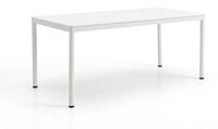KAWOLA Gartentisch LONGA Outdoor Keramik hellgrau Gestell Stahl lackiert 180x90 cm