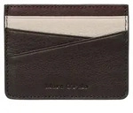 Marc O'Polo Leder Kartenhalter Junis Card Holder Burnt Coffee dunkelbraun -