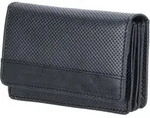 The Skandinavian Brand Damen Leder Geldb&ouml;rse Quer - Black : Black Farbe vom