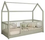 MIRJAN24 Kinderbett Greta 80, Kinderzimmer Bett mit Lattenrost, Holzkonstruktion