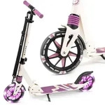 Cityroller MOVINO CITY LIGHT Sto&szlig;d&auml;mpfer LED-Rollen - Violett