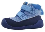 Affenzahn Elefant Kinderschuhe M&auml;dchen Winterstiefel Klettstiefel Blau...