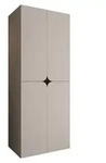 MIRJAN24 Kleiderschrank Espresso 90, Kleiderschrank, Garderobe (Farbe: Cashmere,